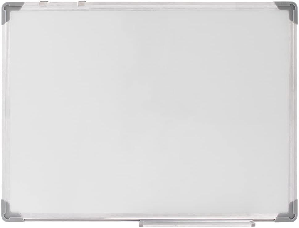 Magnetic White Board with Aluminum Frame - Dry Wipe Magnetic Whiteboard Kit Including Pen with Eraser and Magnets (A3 42 cm x 30 cm)