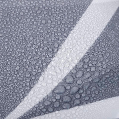 Lattice Grey Shower Curtain - Anti-Mould, Mildew Resistant, Water Repellent Polyester Fabric