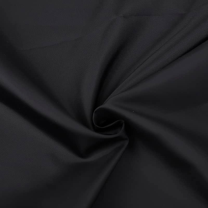 Black Shower Curtain 180x180 cm - Anti-Mould, Mildew Resistant, Water Repellent Polyester Fabric