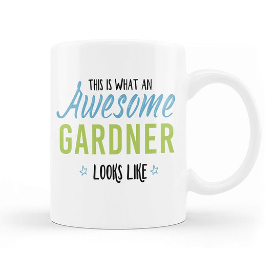 This is What an Awesome Gardener Looks Like' Mug - Perfect for Gardeners, Gardening Enthusiasts, Christmas, Secret Santa, Birthday Present