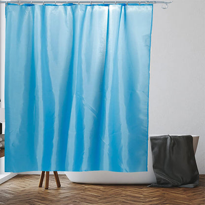 Turquoise Shower Curtain 180x180 cm - Anti-Mould, Mildew Resistant, Water Repellent Polyester Fabric