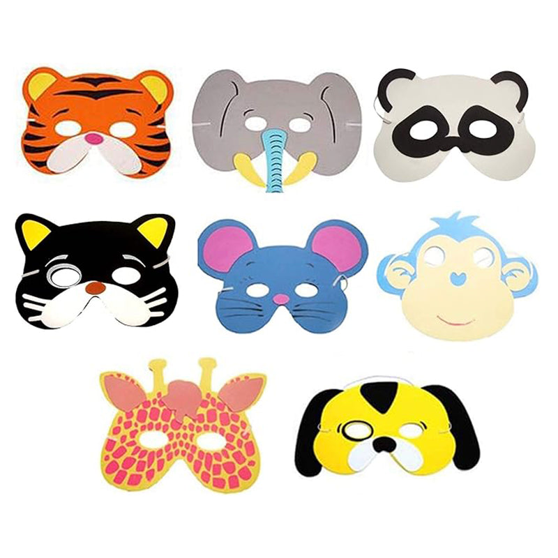 Foam Animal Masks for Kids: 20 Assorted Masks Perfect for Parties and Dress-Up Fun!