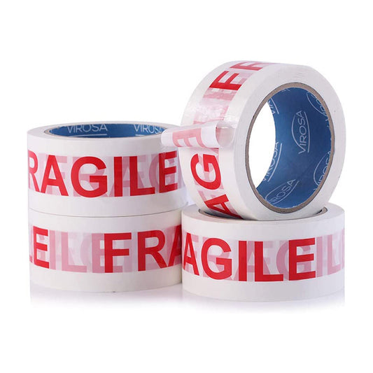 Fragile Printed Tape: Packing & Moving Essentials (48mm x 66m)