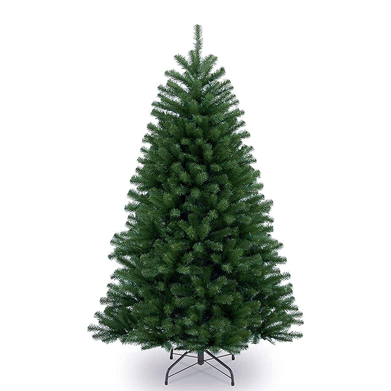 Green Artificial Christmas Tree with 430 Virgin PVC Tips | Includes Strong Metal Stand (5 Ft)