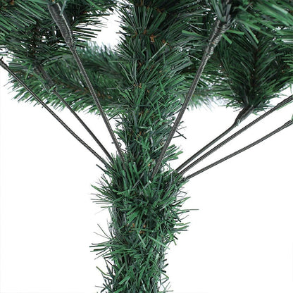 Green Artificial Christmas Tree with 430 Virgin PVC Tips | Includes Strong Metal Stand (5 Ft)